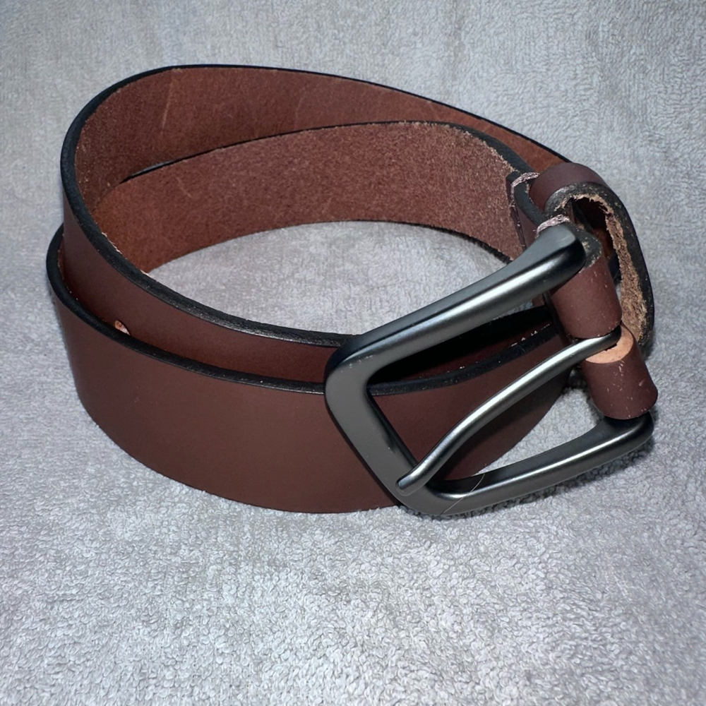 EUC Men’s Size 34 Timberland Casual Dress Belt Better Leather Eco Conscious
